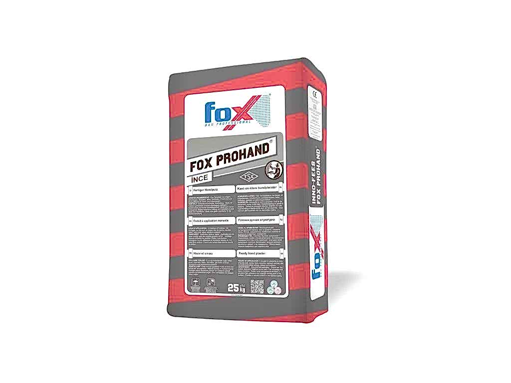 FOX PROHAND® INCE | Kullanıma Hazır İnce El Sıvası