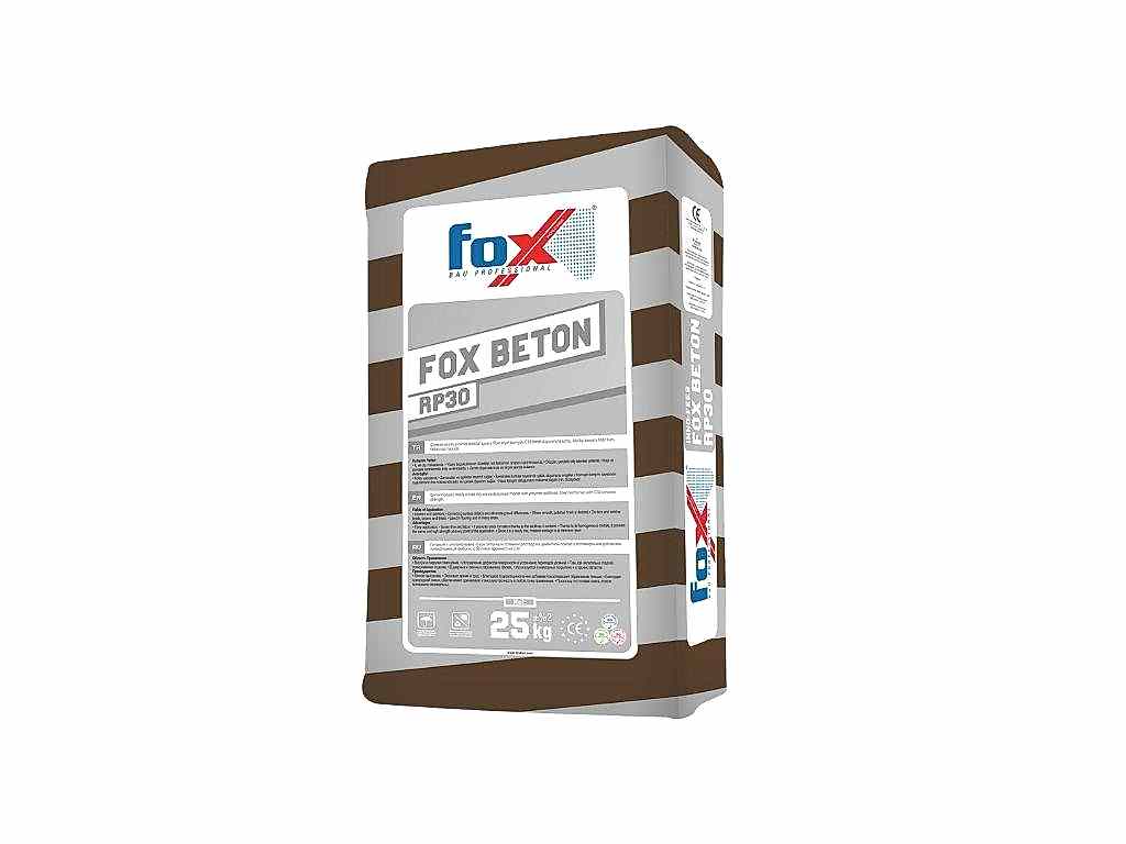 FOX BETON RP40, C40 basınç dayanımına sahip hazır kuru beton/şap harcıdır. Çimento esaslı yapısı, polimer katkıları ve fiber elyaf takviyesi ile hem iç hem de dış mekânlarda uzun ömürlü ve yüksek dayanımlı uygulamalar sağlar.